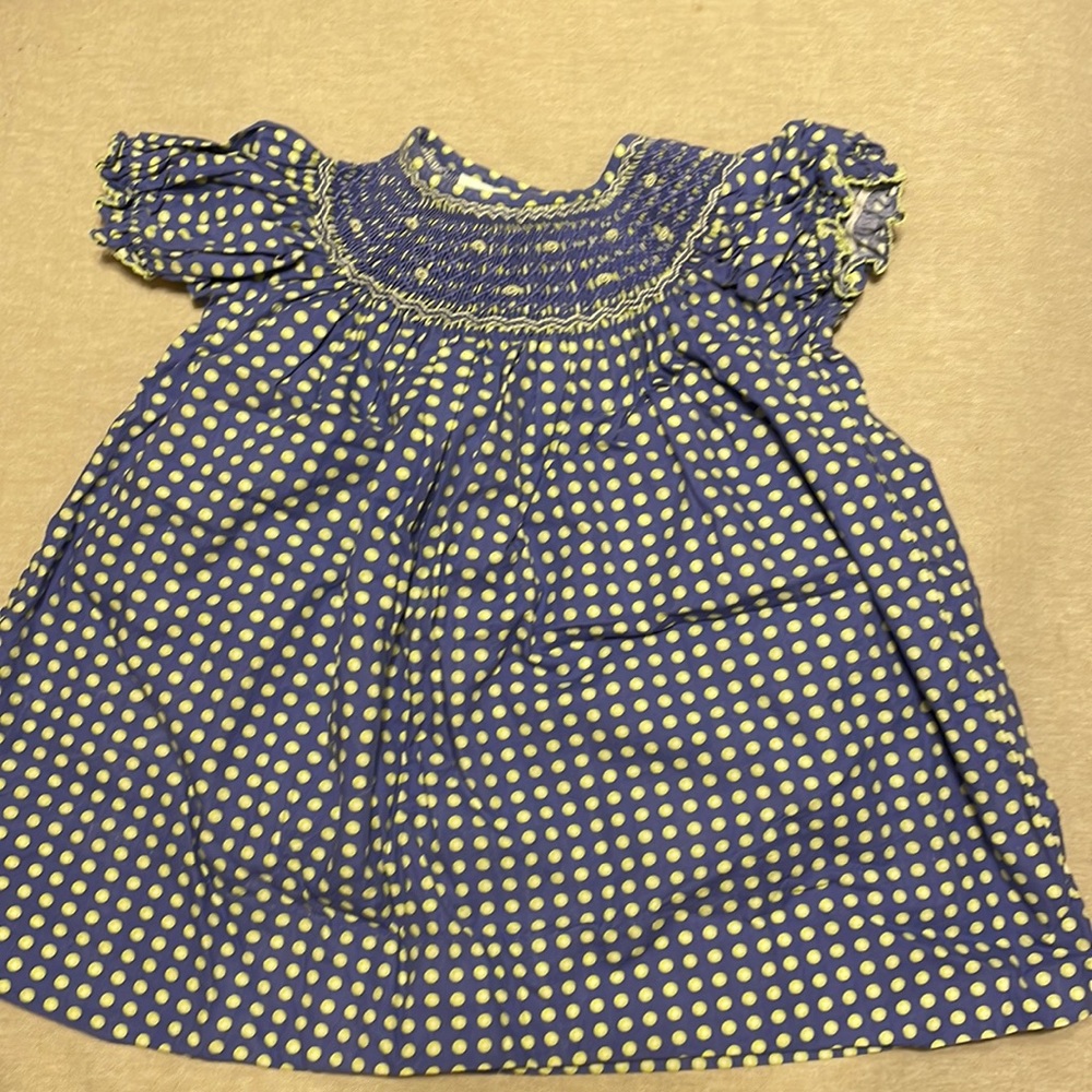 Petite Palace Size 12m Smocked Dress